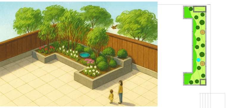 矢作建設工業の完成イメージです