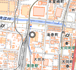 対象地の場所を示したものになります。
