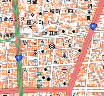 対象地の場所を示したものになります。