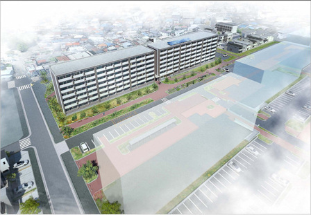 イメージパース（南西・鳥瞰）