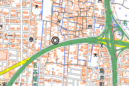 対象地の場所を示したものになります。