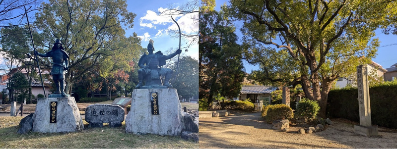 桶狭間古戦場公園、桶狭間古戦場伝説地の写真です