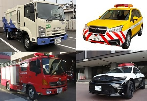 はたらく車の写真