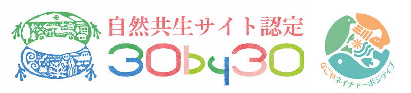 自然共生サイトとネイチャーポジティブのロゴマーク