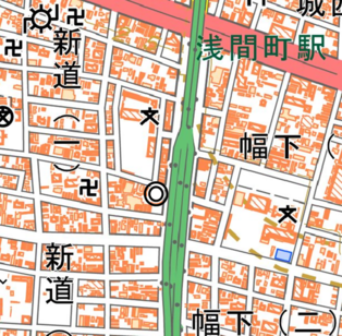 対象地の場所を示したものになります。