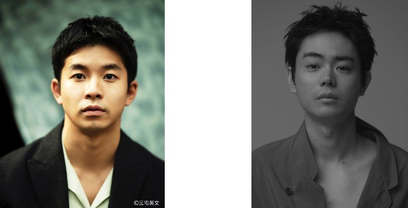 向かって左から俳優の仲野太賀さん、俳優の菅田将暉さん