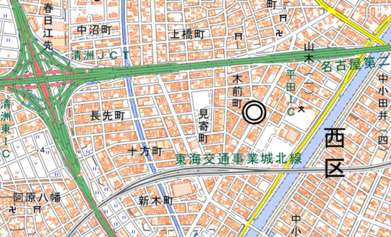 対象地の場所を示したものになります。