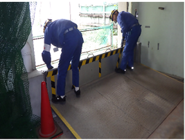 止水板設置訓練（水処理センター）の画像