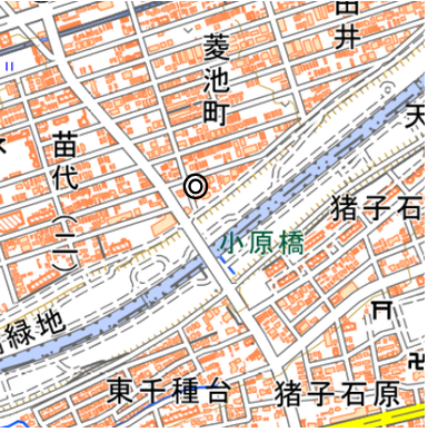 対象地の場所を示したものになります。