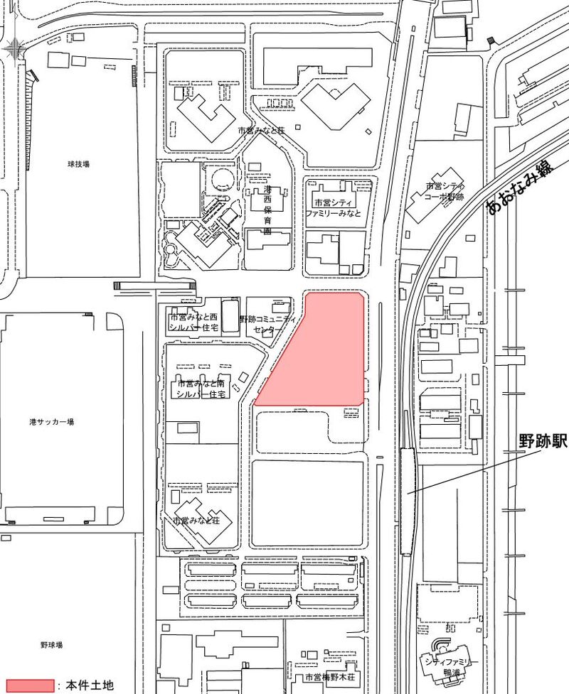 本件土地位置図