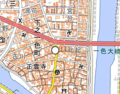 対象地の場所を示したものになります。