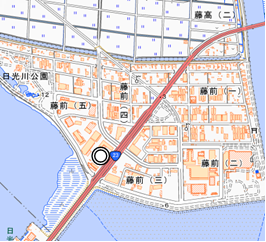 対象地の場所を示したものになります。