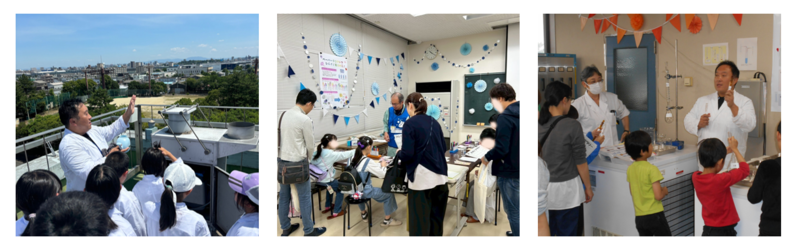 実験室でのイベントの様子
