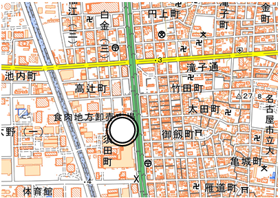 対象地の場所を示したものになります。
