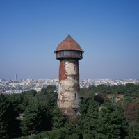 東山給水塔の写真