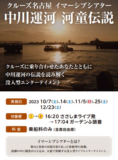 イマーシブシアター「中川運河 河童伝説」イメージ画像