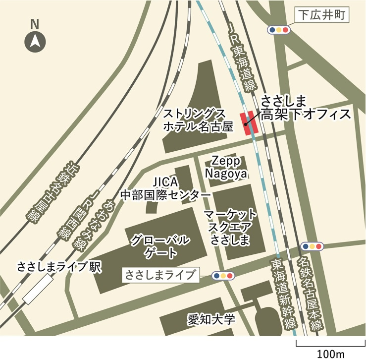 物件の位置図