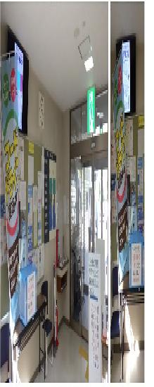富田北プールの受付場所の様子です。