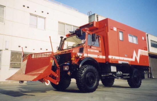 防災支援車(悪路走破車)の写真