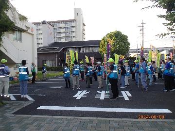楠学区開会式の様子