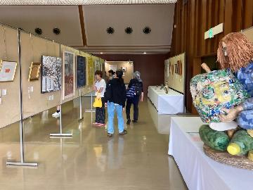 令和6年度北区美術展の様子です。