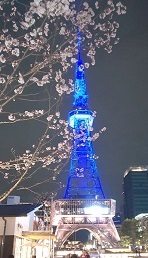 テレビ塔ライトアップの様子