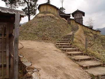 浜松市水窪町にある高根城