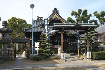 清正の生誕地とされる妙行寺(名古屋市中村区)
