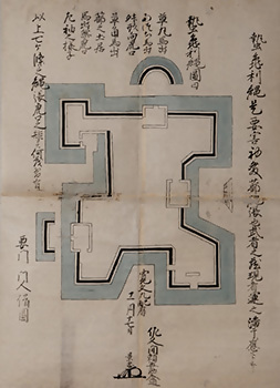 軍学を学ぶための架空の城郭地図