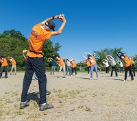 てんぱく健康づくり隊の活動の様子 てんぱく健康づくり隊の活動の様子