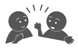 人々が話し合い、分かり合う様子