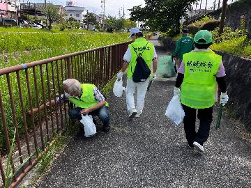 扇川遊歩道清掃