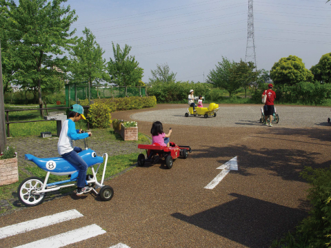 おもしろ自転車コースの写真