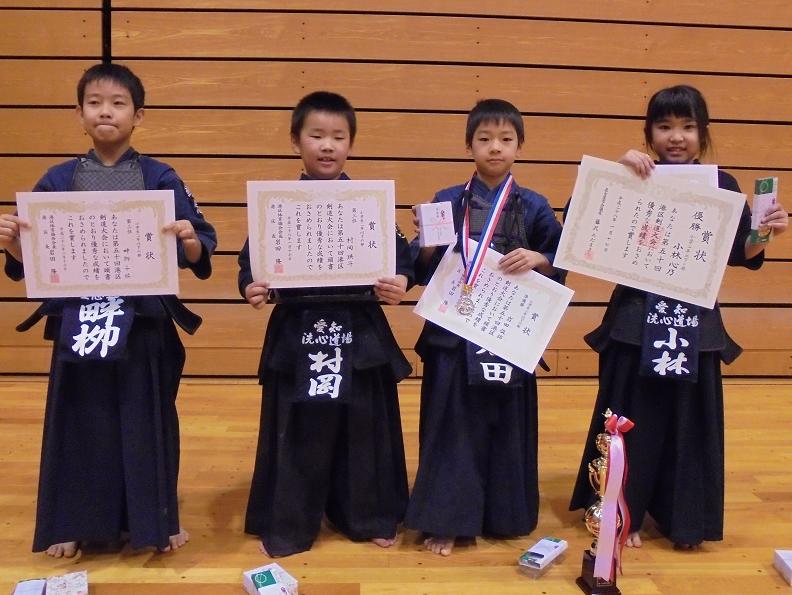小学生2年生以下の部の入賞者の皆さまの画像