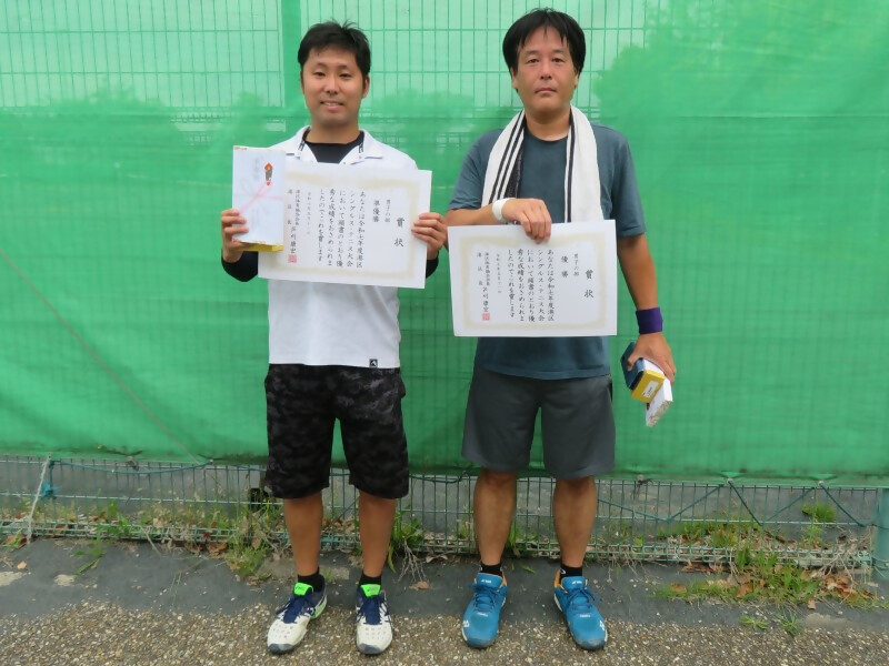 男子の部の入賞者の皆さんの画像