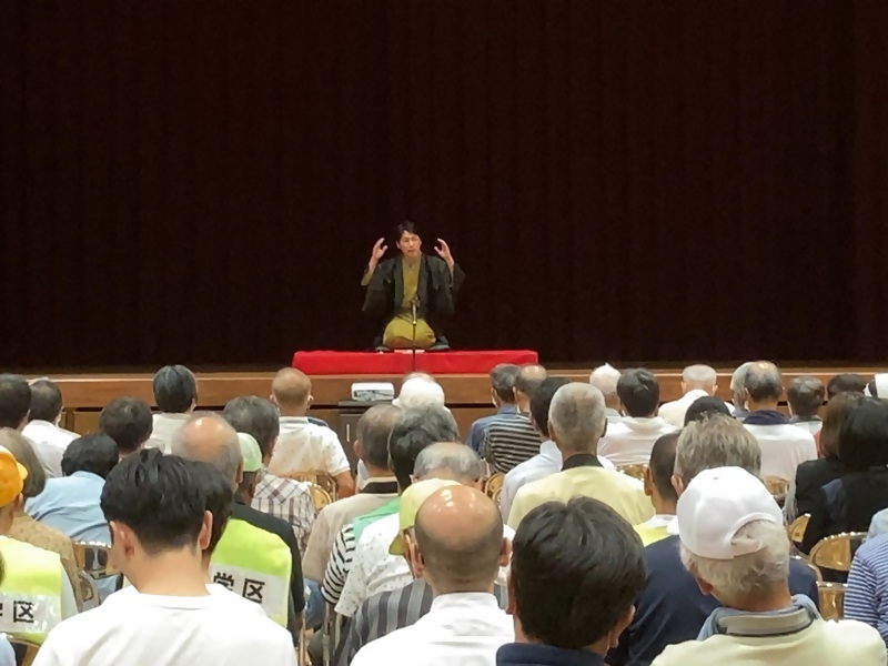 RSY栗田代表による講演の様子