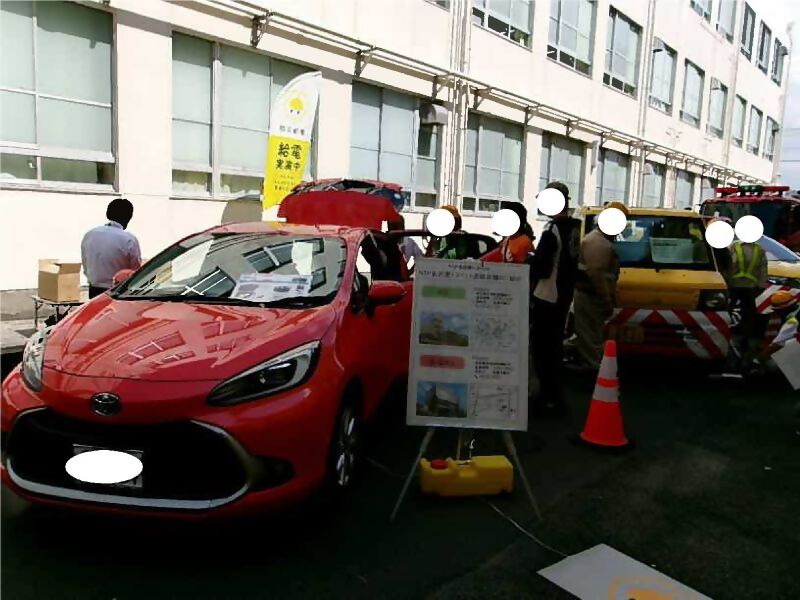 車両展示の様子