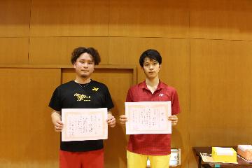 男子中上級　準優勝