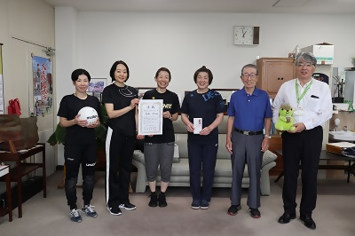 レクバレー大会優勝報告会の写真