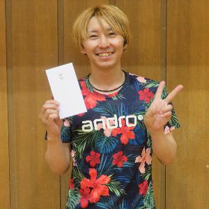 一般男子の部の優勝者