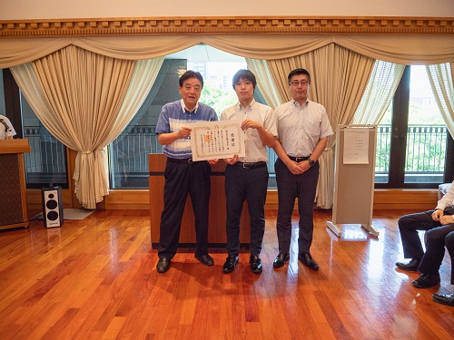 市長表彰の写真