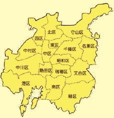 名古屋市の地図