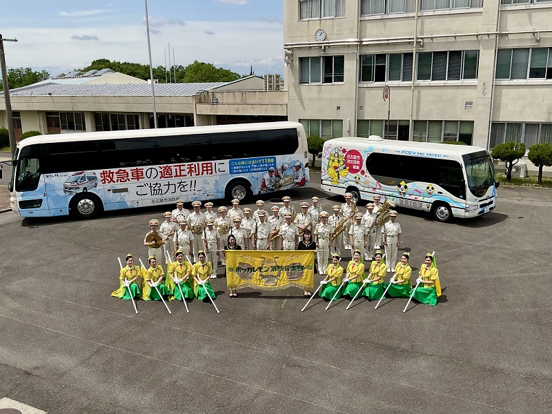 音楽隊集合写真です。