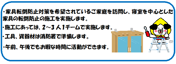 ボランティアの訪問の仕方