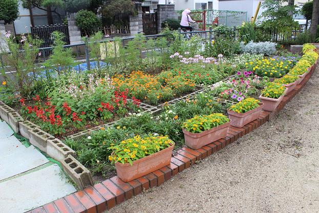 北山本町公園花壇の写真