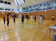 市民スポーツ祭の出場件をかけが「昭和輝」と「昭和茜」の試合