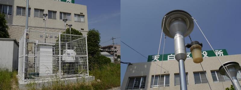 大気汚染物質の観測機器