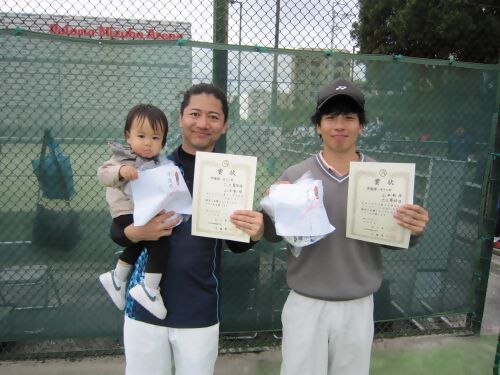 男子準優勝の選手