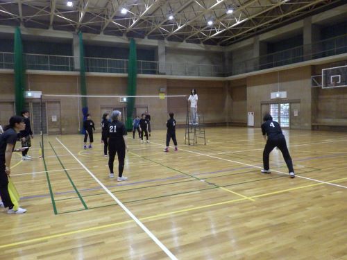 女子の部の試合の様子