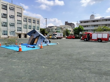防災訓練の写真（総合演習1）